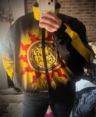 Cazadora Bomber Valentino Rossi Negra y Amarilla