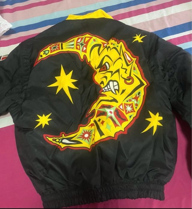 Cazadora Bomber Valentino Rossi Negra y Amarilla