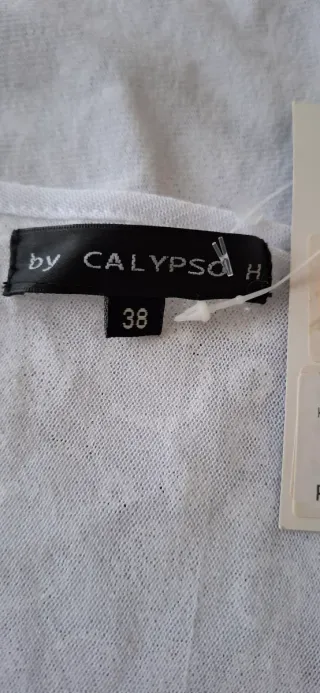 Abito by Calypso H Paillettes Argento Bianco