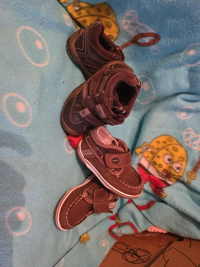 Zapatos niño marrones GEOX