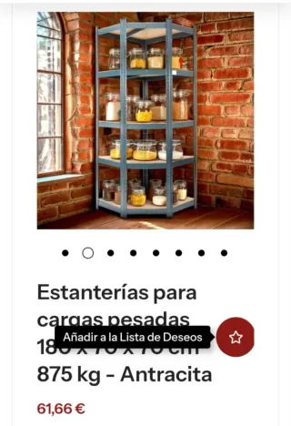 Scaffalatura Arebos AR-HE-ERS 180x70x40 Cubica