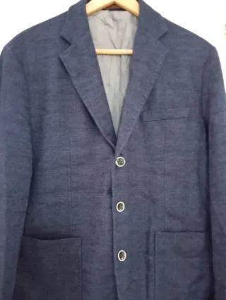 Blazer azul hombre