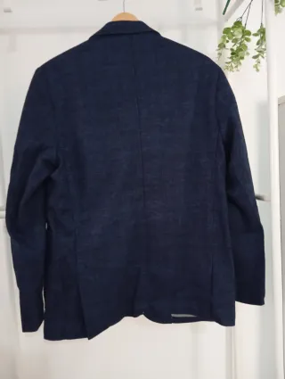 Blazer azul hombre