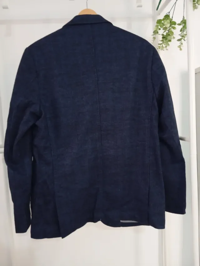 Blazer azul hombre