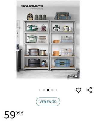 Scaffale SONGMICS 5 livelli - metallo