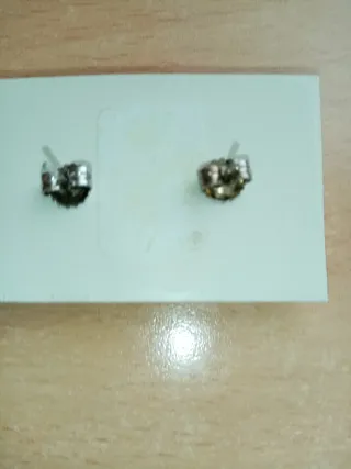 Pendientes Plata 925 forma Mariposa y circonitas