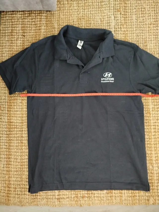 Polo Hyundai Hombre Manga Corta Azul Marino