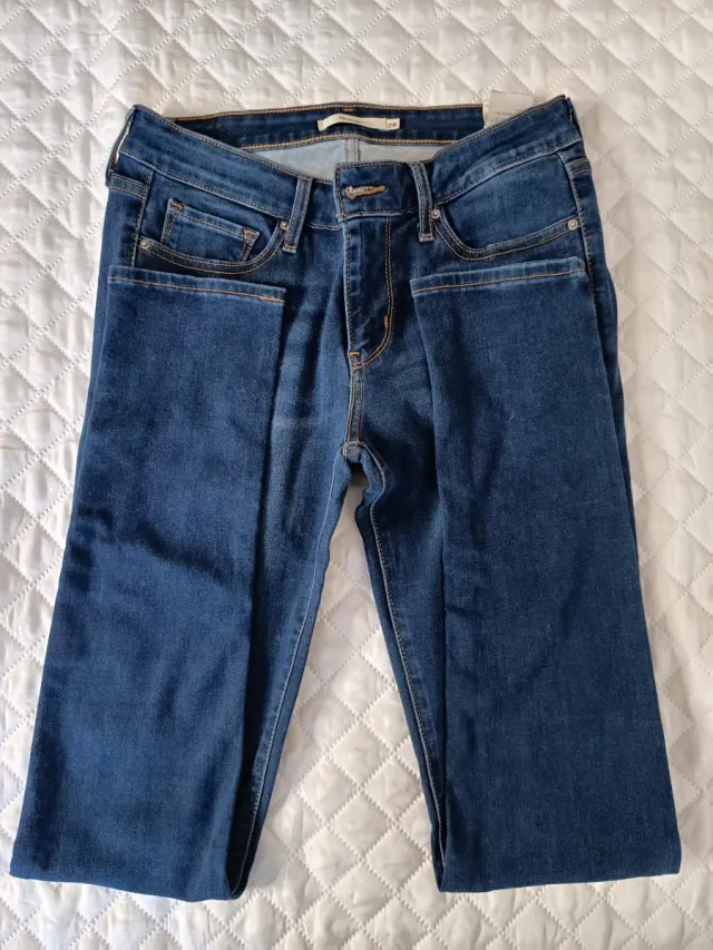 Vaqueros Levi's 711 Skinny Azul T.28
