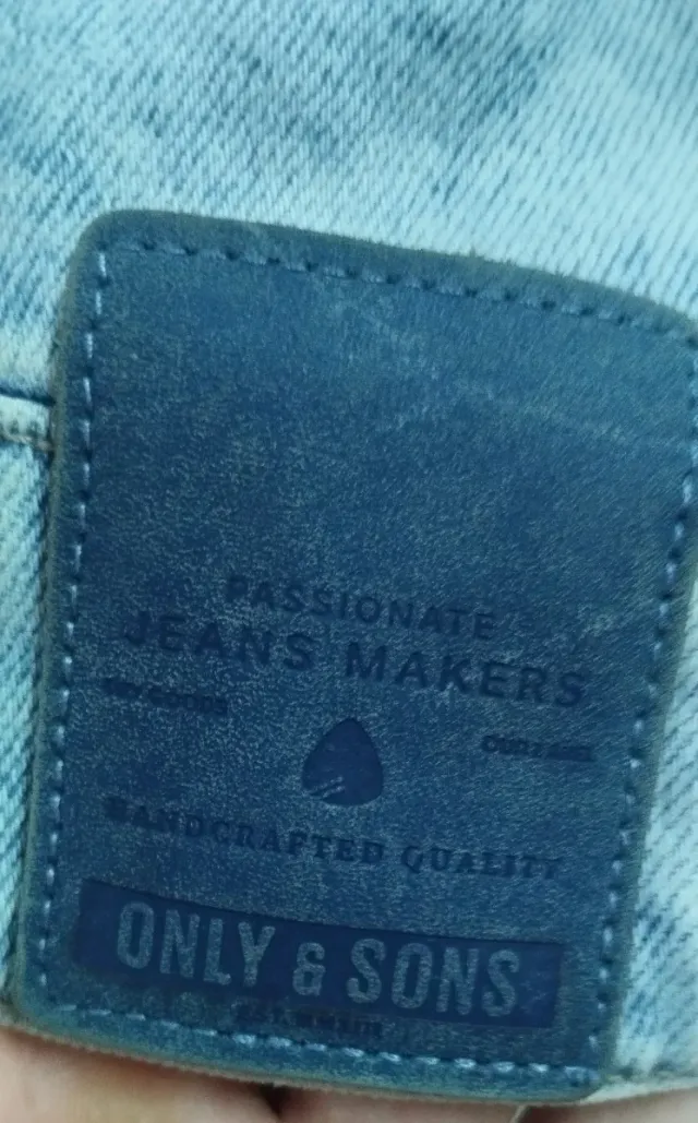 Chaqueta vaquera ONLY & SONS con capucha Talla L