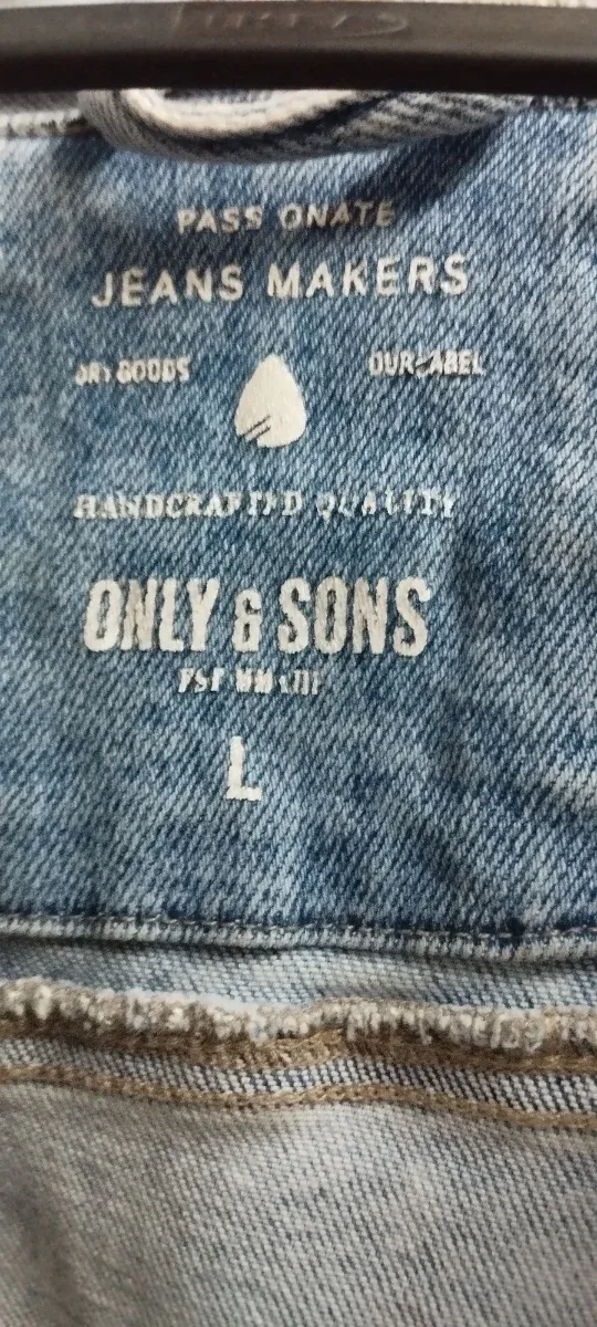 Chaqueta vaquera ONLY & SONS con capucha Talla L