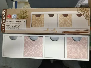 Mini estantería Livarno 4 cajones