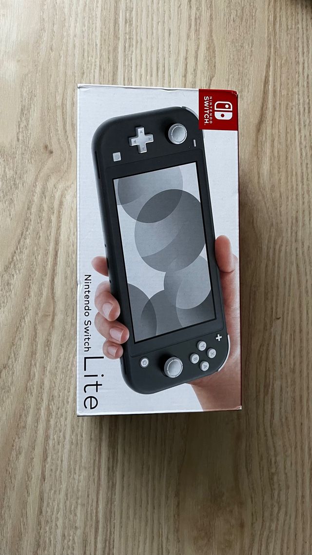 Nintendo Switch Lite Grigio con scatola e grip