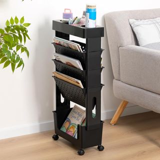 Carrito 5 Niveles Oficina Revistas