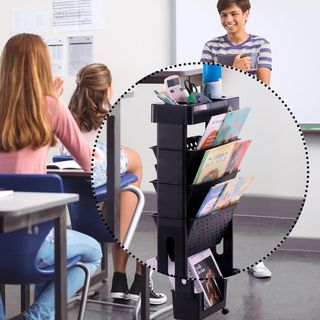 Carrito 5 Niveles Oficina Revistas