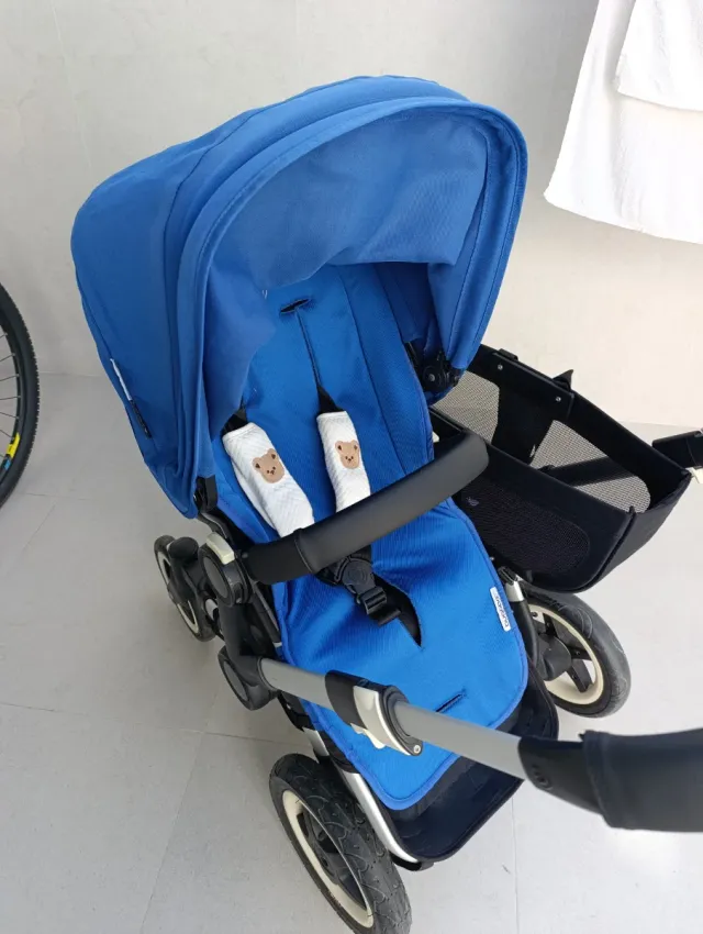 Capota y colchoneta Bugaboo Donkey azul