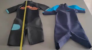 2 trajes de neopreno para niño/a