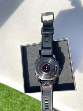 Reloj Garmin Fenix 7 Zafiro Solar Titanio Negro