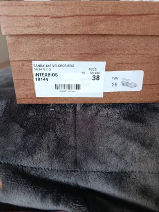 Sandalias INTER-BIOS Beige Talla 38