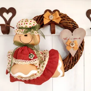 Ghirlanda Gingerbread artigianale