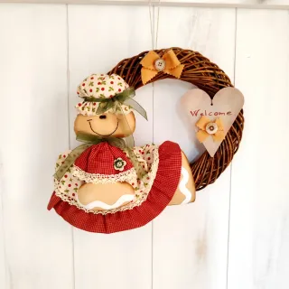 Ghirlanda Gingerbread artigianale