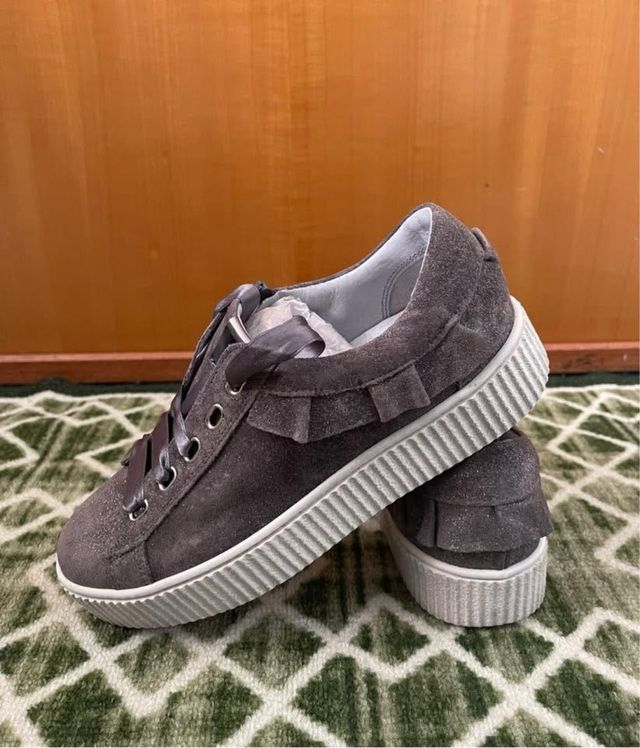 Nero Giardini Scarpe Donna Tg 37 Grigio Glitter