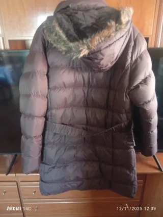 Cazadora Zara Blanc Marrón