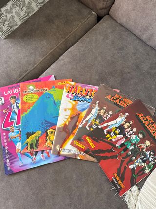 Colección Cromos Panini: Naruto, Disney, LALIGA