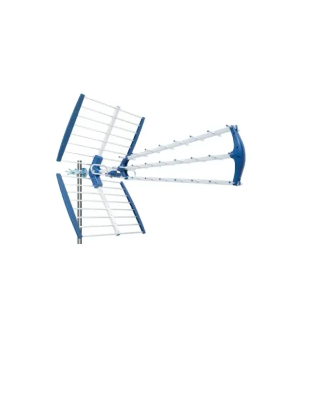 Antena TDT UHF 21-48 Externa Digital T2 Tripla