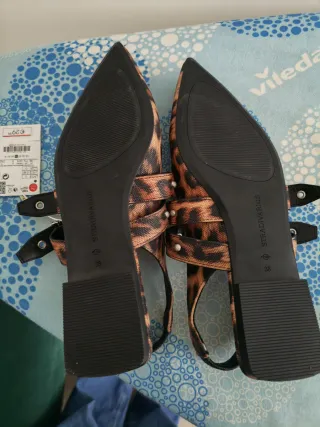 Stradivarius Zapatos Animal Print Talla 38
