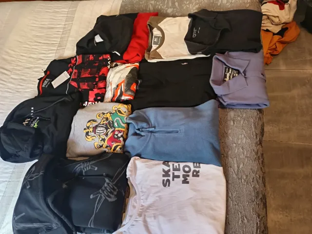 Lote Ropa Chico: Sudaderas, Camisetas y Chaqueta