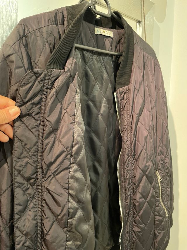 Chaqueta acolchada Kling negra