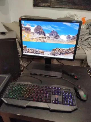 PC Gaming Completo i5 12GB RGB i 2 DD 400g I 500g