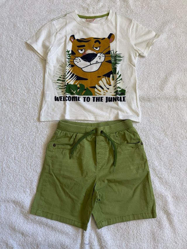 Conjunto Boboli niño camiseta y pantalón T5