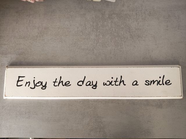 Cuadro decorativo Enjoy the day with a smile