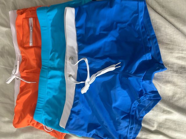 Lote 3 bañadores tipo boxer colores
