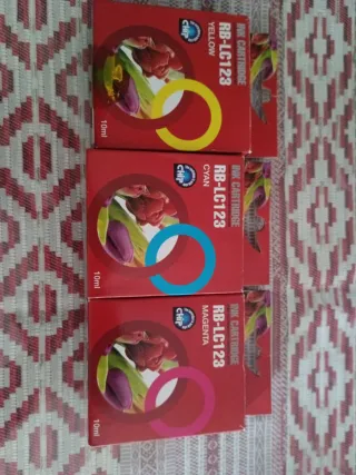 Cartuchos Tinta impresora Brother RB-LC123 (3uds)