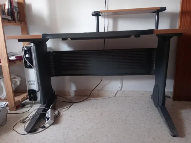 Escritorio madera doble altura