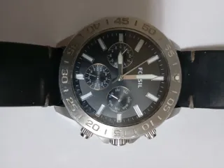 Orologio Fossil Uomo Nero e Argento