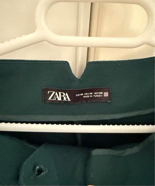 Pantalón de traje verde