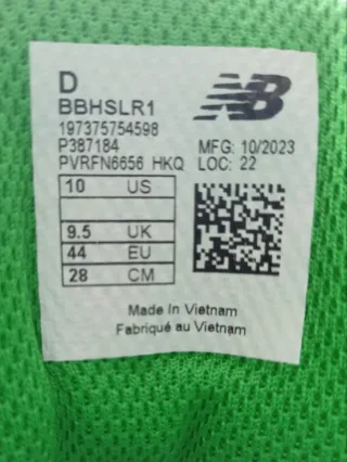 Zapatillas New Balance Hesi Low Talla 44 Verde