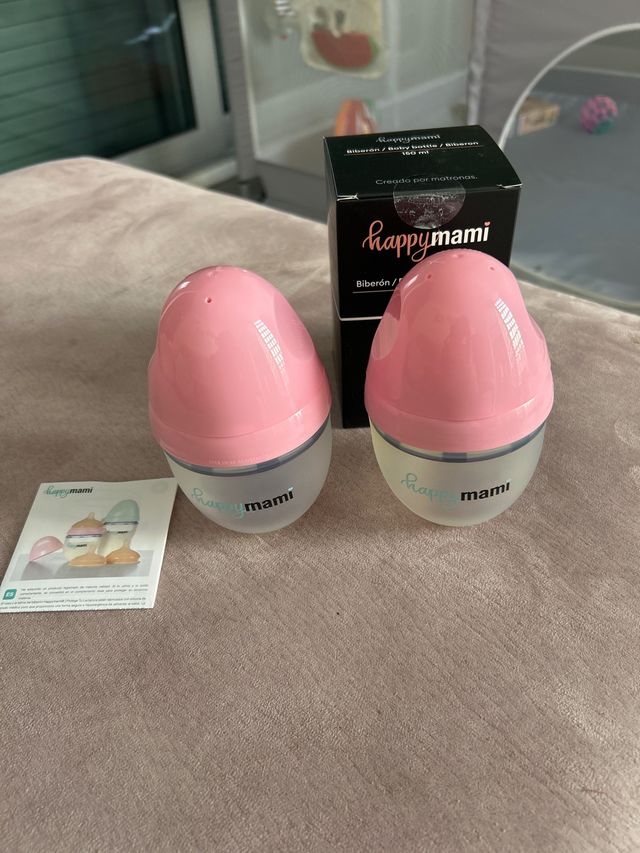 2 Biberones Happy Mami 150 ml