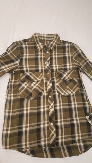 Camisa cuadros mujer talla S
