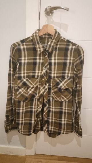 Camisa cuadros mujer talla S