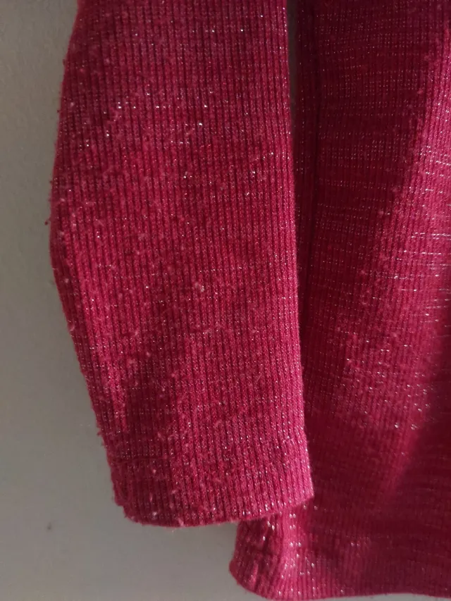 Completo bimba natalizio 2 anni rosso e nero