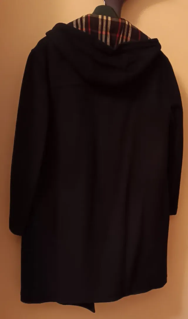 Trenca de lana Burberry Negra Hombre