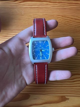 Alenia Aeronautica Reloj Cuero Marrón