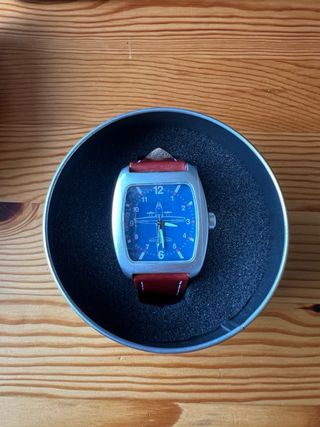 Alenia Aeronautica Reloj Cuero Marrón