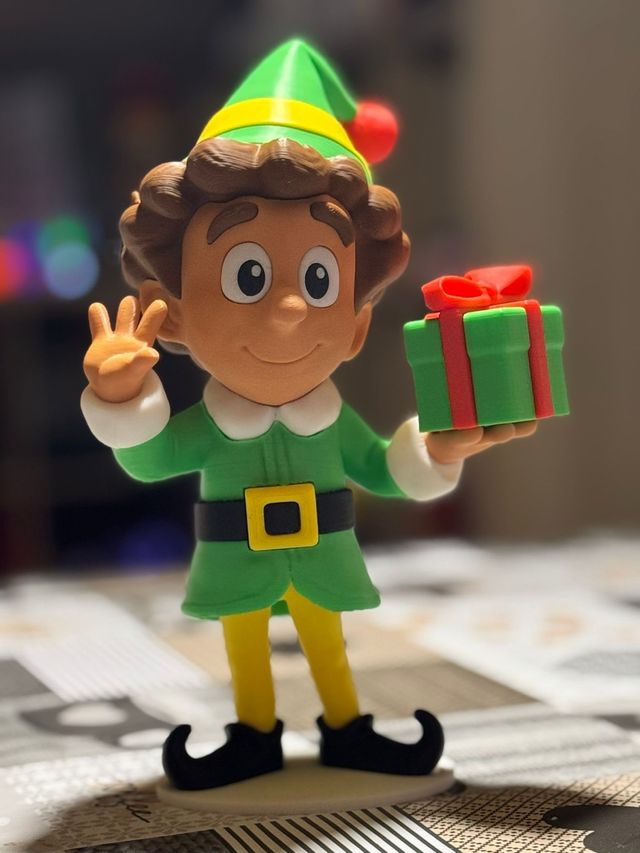 Figura Elfo Navideño