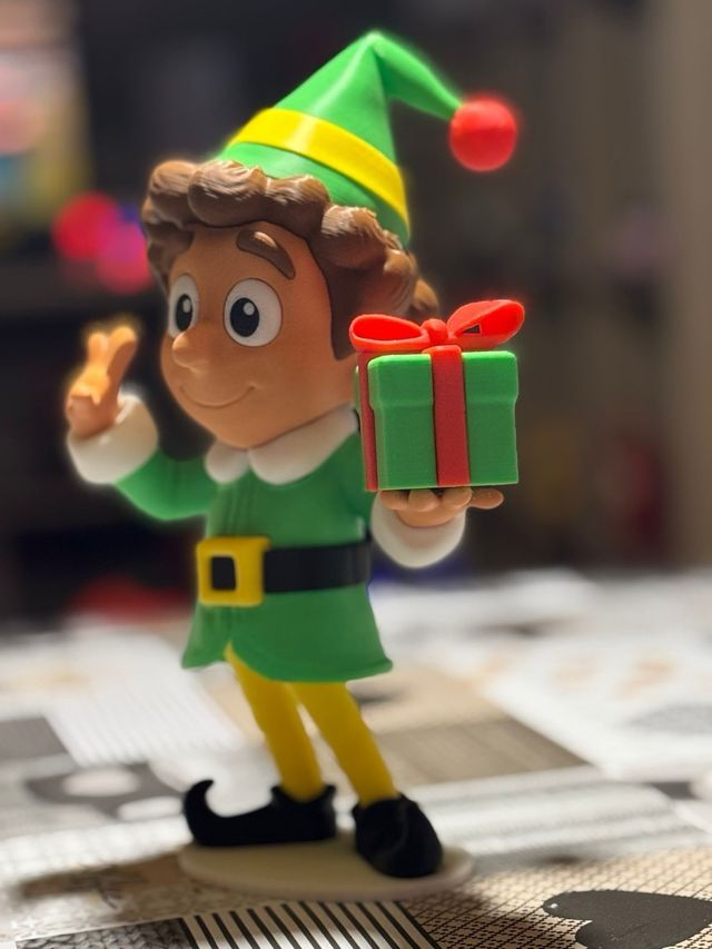 Figura Elfo Navideño