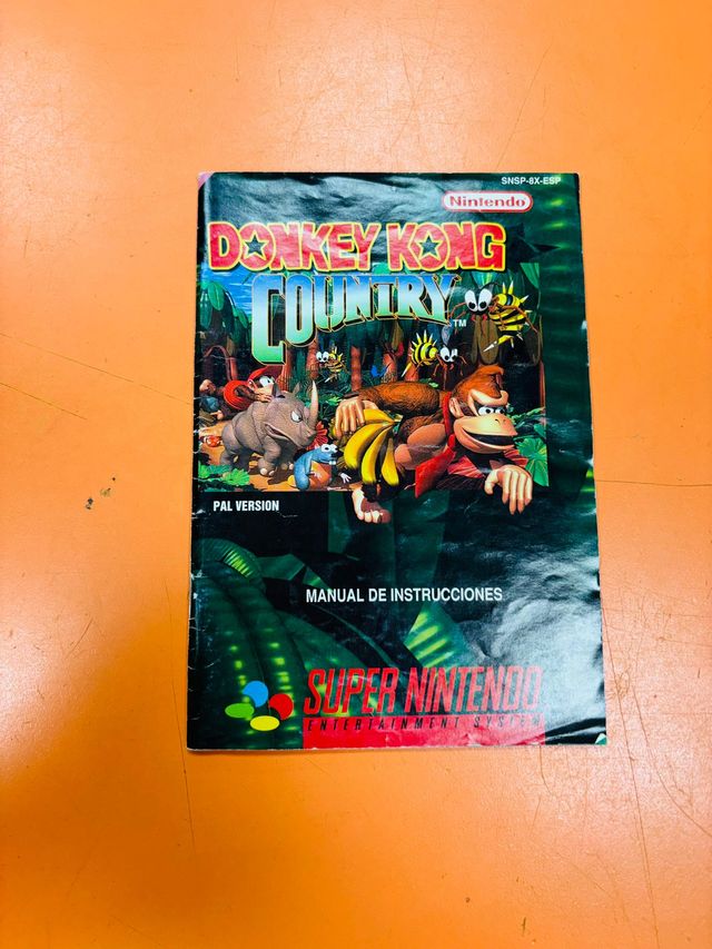Juego Super Nintendo Donkey Kong Country PAL